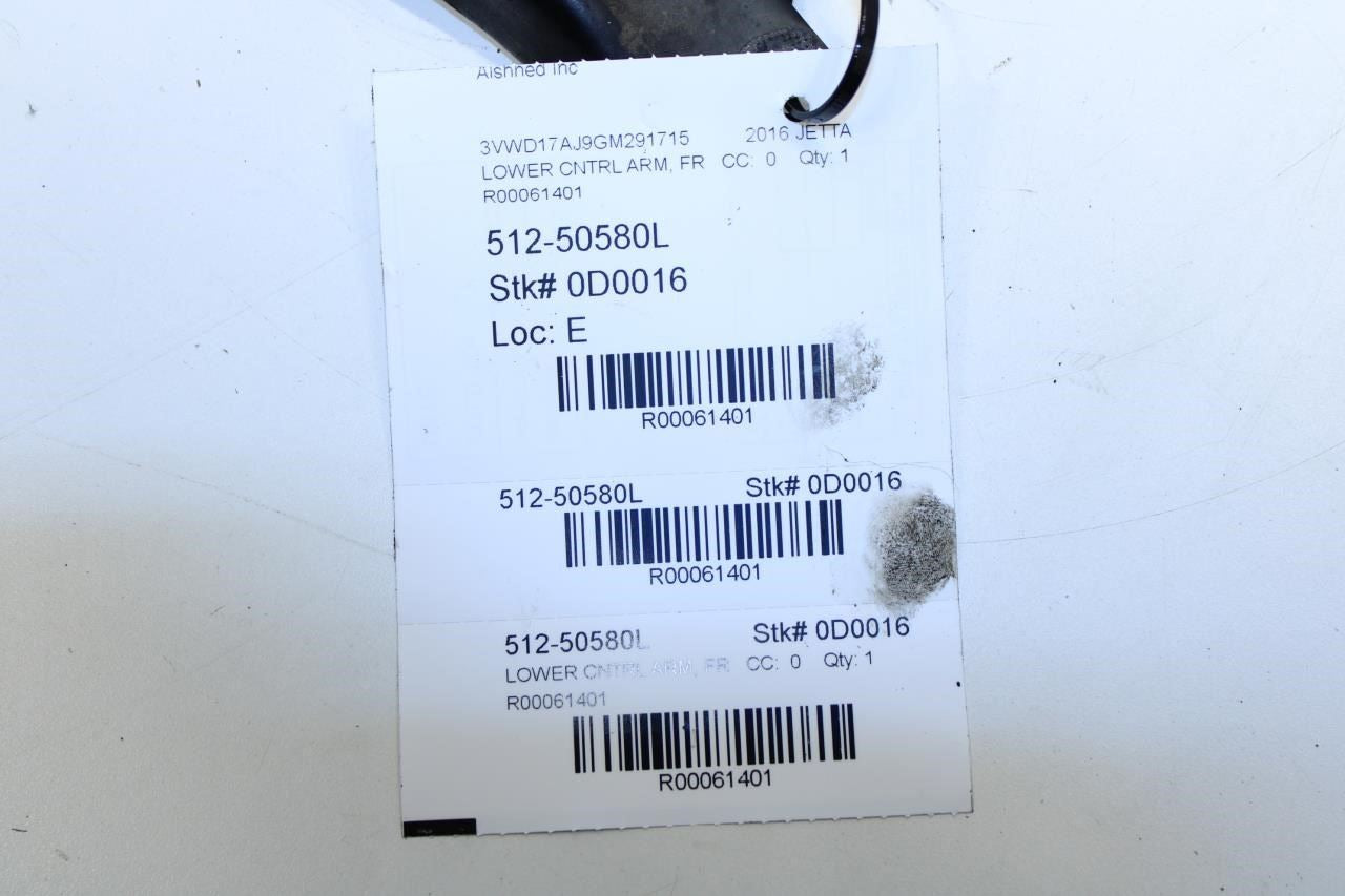 2014-2018 Volkswagen Jetta Sport Front Left Lower Control Arm 5C0-407-151-D OEM - Alshned Auto Parts