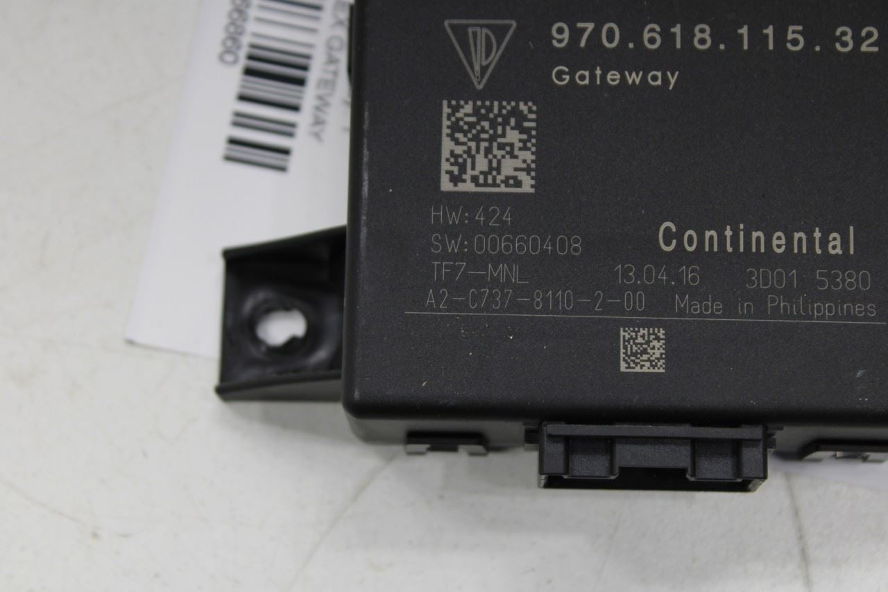 14-2016 Porsche Panamera 4 3.6L Gateway Computer Control Module 97061811532 OEM - Alshned Auto Parts