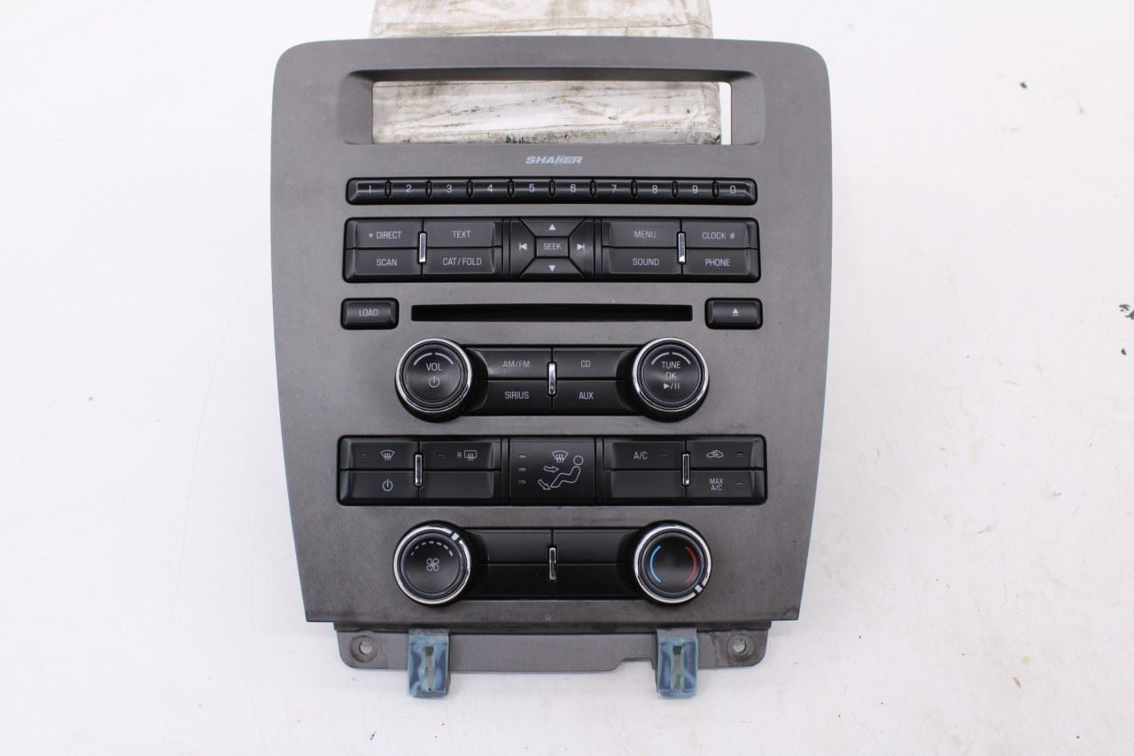2010 Ford Mustang Conv V6 Audio Radio Faceplate HVAC Climate Control Panel - Alshned Auto Parts