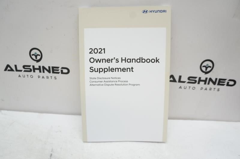 2021 Hyundai Santa Fe Owner's Manual Set with Case - Alshned Auto Parts