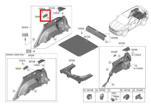 2022-25 Hyundai Tucson SEL Rear Right Side Seat Fold Down Lever Handle w/ Cable - Alshned Auto Parts