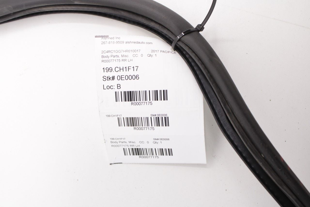 2017-2026 Chrysler Pacifica Limited Rear Left Sliding Door Weatherstrip On Body - Alshned Auto Parts