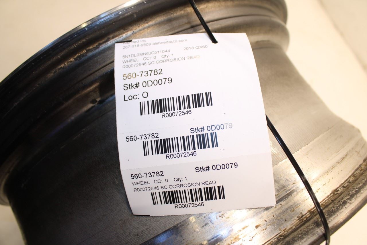 2016-2020 Infiniti QX60 Aluminum Wheel 18x7.5 5 Spoke 40300-9NB2A OEM *ReaD* - Alshned Auto Parts