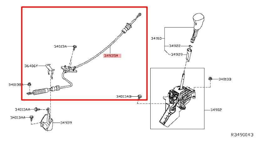2015-23 Nissan Murano Platinum Auto Transmission Gear Shift Lever Control Cable - Alshned Auto Parts