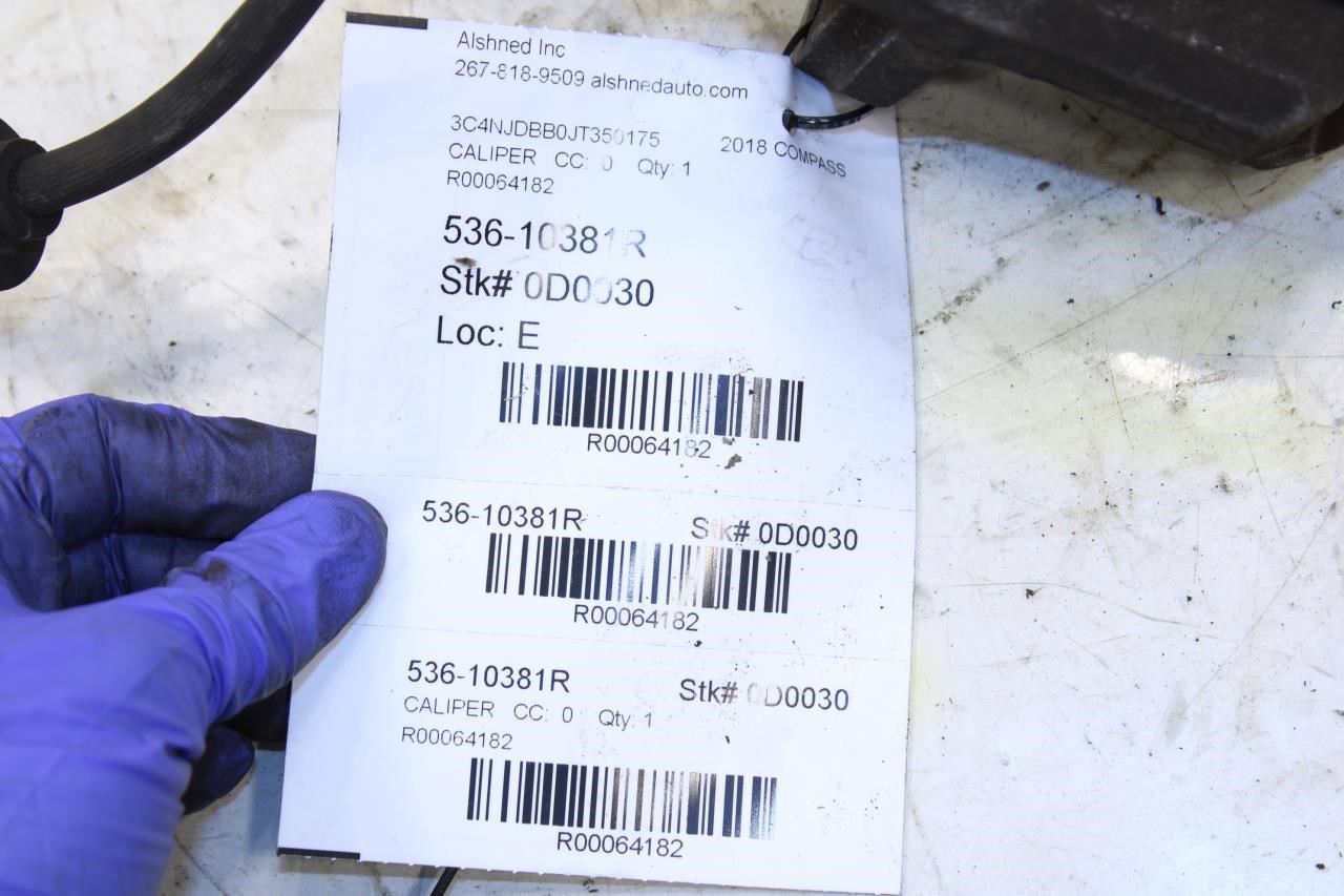 2018-2025 Jeep Compass Latitude Front Left Brake Disc Caliper 68346907AB OEM - Alshned Auto Parts
