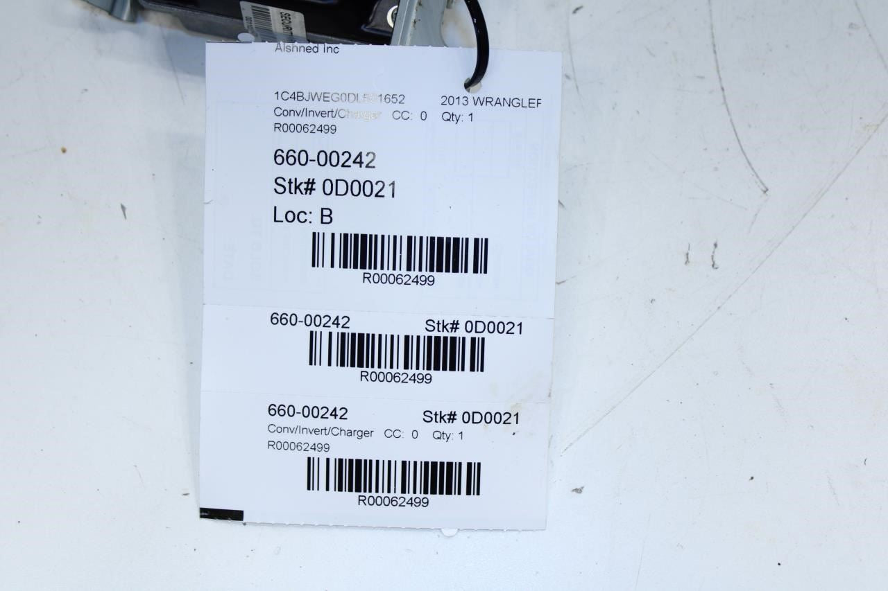 12-18 Jeep Wrangler 3.6L Power Inverter Control Module w/ Bracket 68080323AB OEM - Alshned Auto Parts