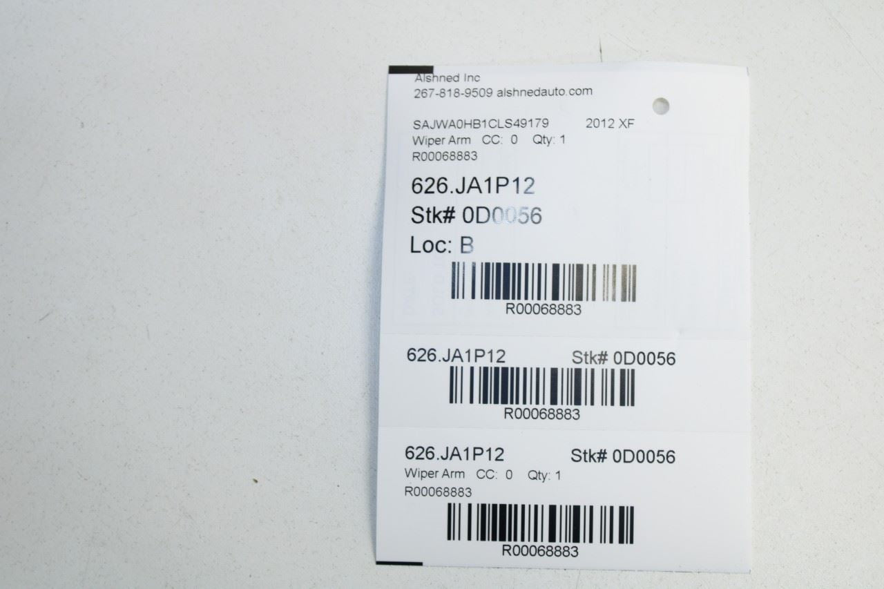 2009-2015 Jaguar XF Portfolio Front Left and Right Side Wiper Arm C2D30565 OEM - Alshned Auto Parts