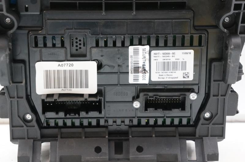 17-18 Lincoln MKX Reverse AC Heater Temperature Climate and Radio Control Panel - Alshned Auto Parts