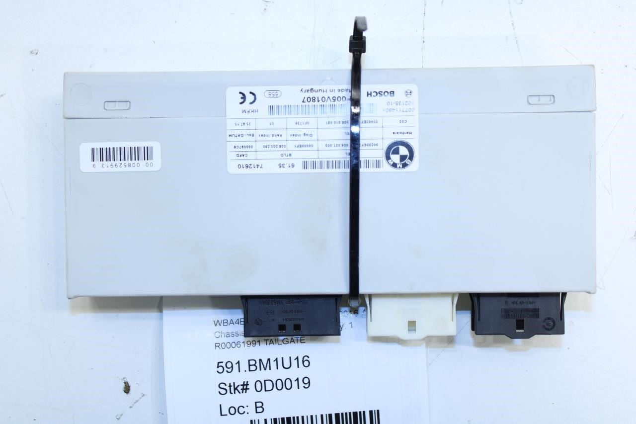 2015-2016 BMW 435I Gran Coupe xDrive RR Trunk Decklid Function Control Module - Alshned Auto Parts