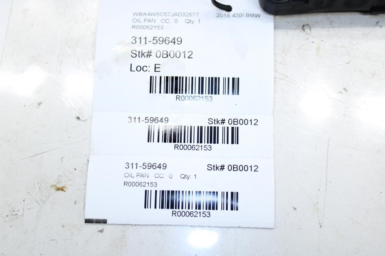 2017-20 BMW 430i xDrive 2.0L AWD Automatic Transmission Oil Pan 24-11-8-612-901 - Alshned Auto Parts
