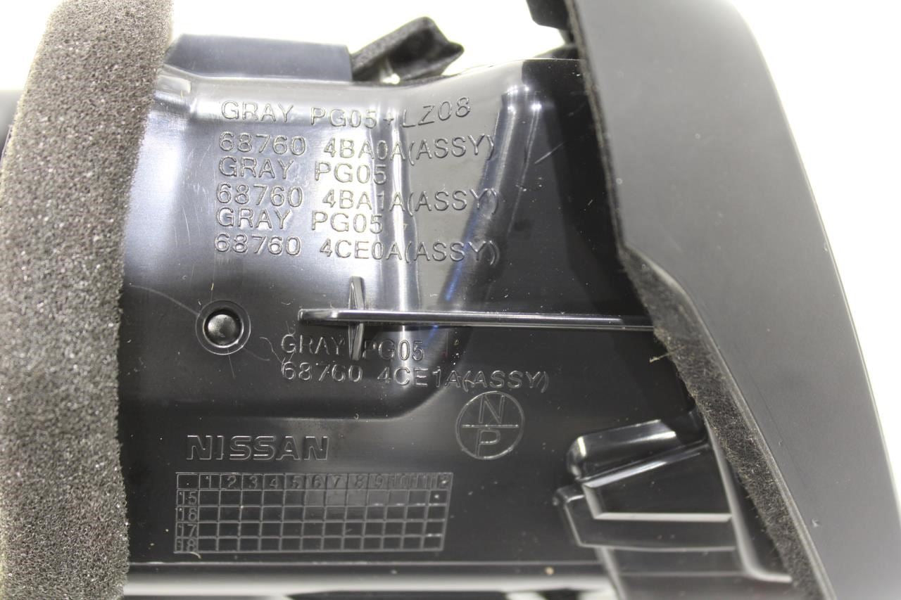 2014-2017 Nissan Rogue SV Front Right Dash Outer Air Vent Grille 68760-4BA1A OEM - Alshned Auto Parts