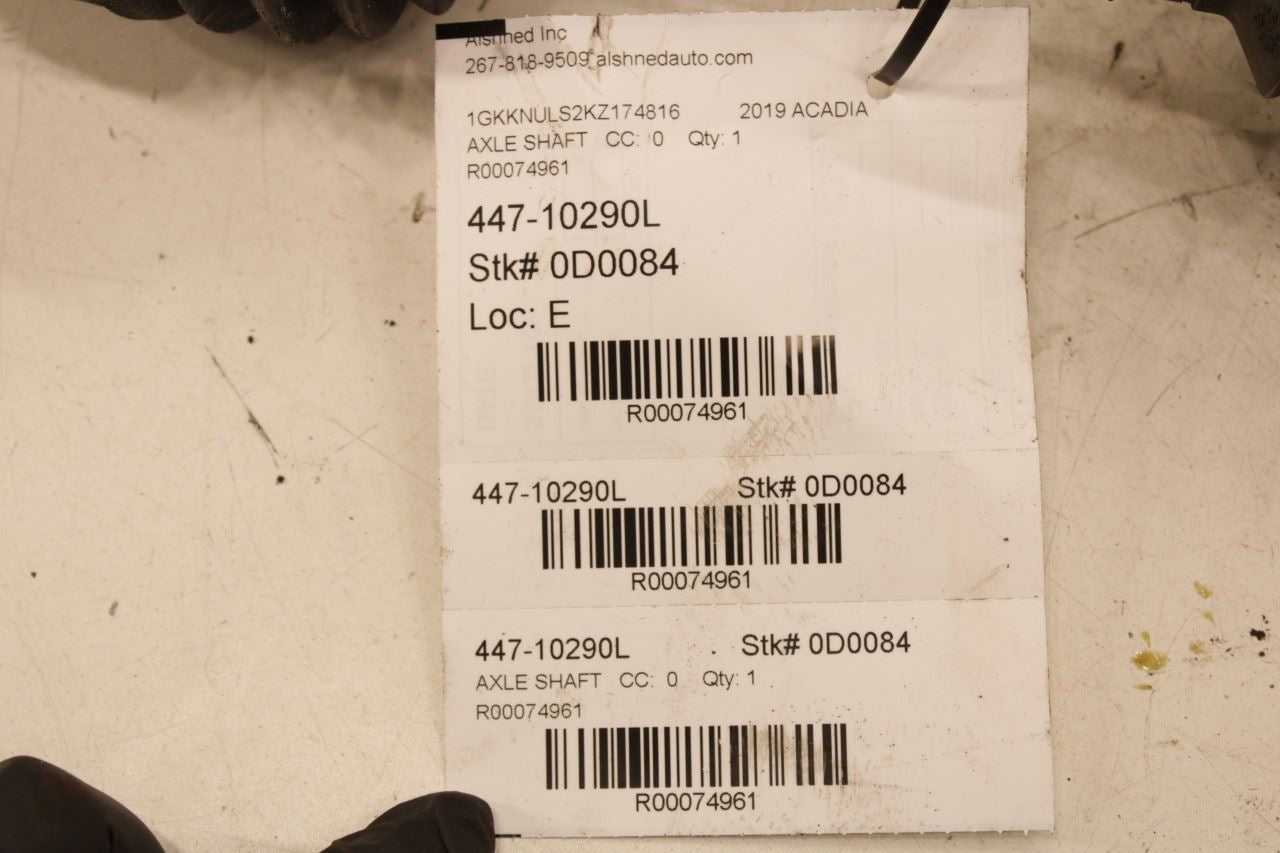 2017-2019 GMC Acadia SLT-1 AWD Front Left Driver Side CV Axle Drive Half Shaft - Alshned Auto Parts