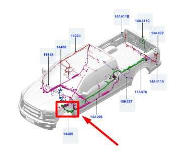 2017-2019 Ford F150 3.5L Fuel Sender Wiring Harness JL3T-14406-AE OEM - Alshned Auto Parts