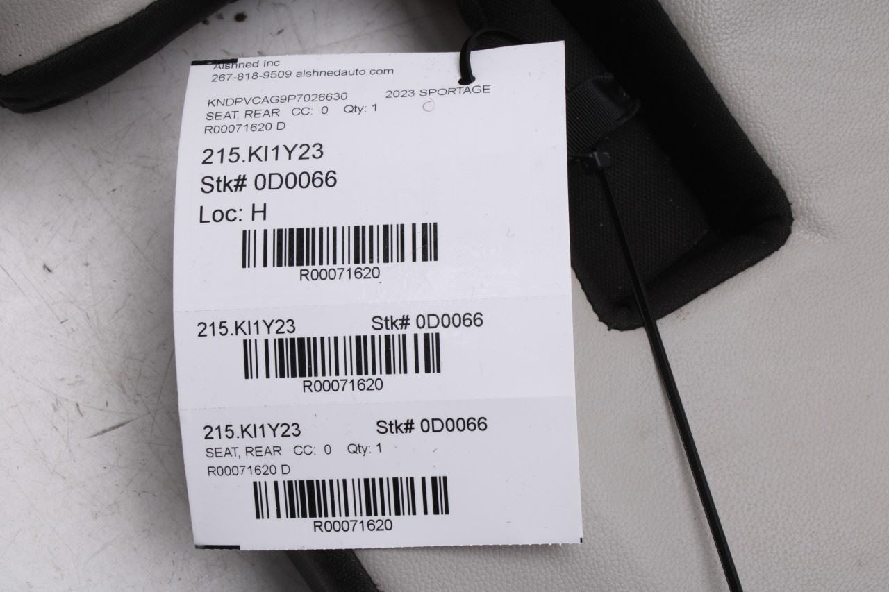 2023-2025 Kia Sportage Hybrid EX 1.6L AWD Rear Seat 2nd Row Lower Cushion Bottom - Alshned Auto Parts