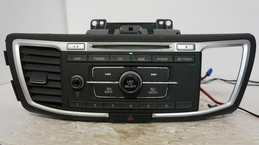 13-15 Honda Accord AM/FM CD Radio W/Bezel OEM 39100-T2A-A321 *ReaD* - Alshned Auto Parts