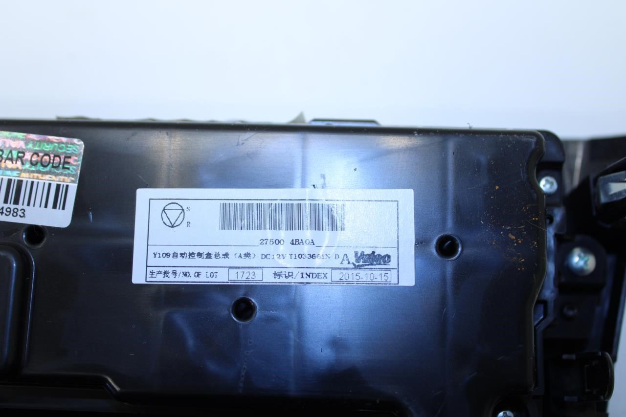 2014-2017 Nissan Rogue SV 2.5L AC Heater Temperature Climate Control 27500-4BA0A - Alshned Auto Parts