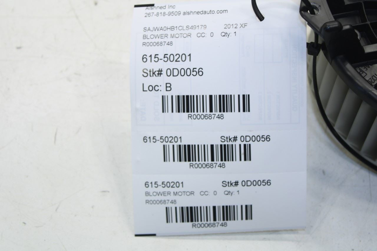 2010-2015 Jaguar XF Portfoli 5.0L HVAC AC Blower Fan Motor C2Z6519 OEM - Alshned Auto Parts