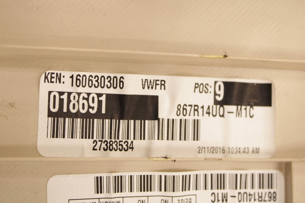 2012-19 Volkswagen Passat SE Front Right Passenger Door Trim Panel 561867012GOUT - Alshned Auto Parts