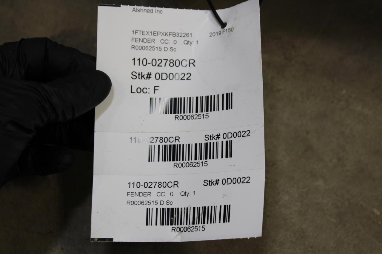 2015-20 Ford F150 XL Front Right Passenger Fender Panel VL3Z-16005-B OEM *ReaD* - Alshned Auto Parts