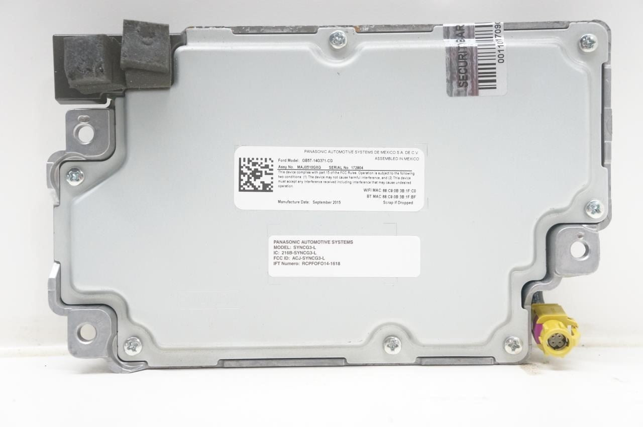 2018 Ford Mustang Sync 3 APIM Communication Module w/ Navigation GR3T-14G370-CL - Alshned Auto Parts