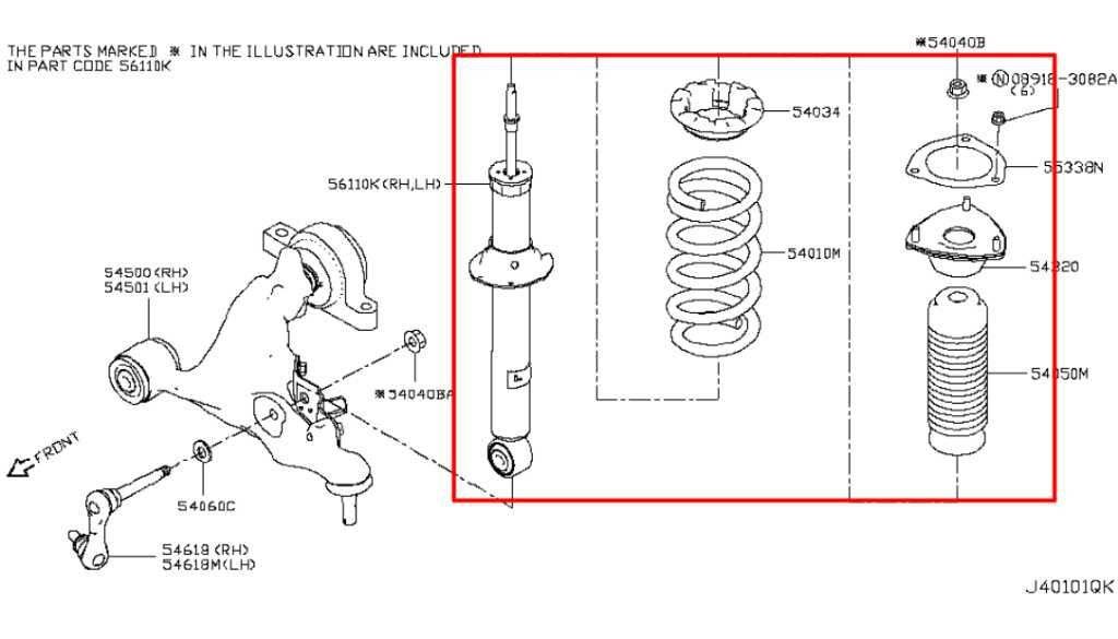 2016-24 Infiniti Q50 Premium 3L RWD Front Right Side Shock Strut Absorber *ReaD* - Alshned Auto Parts