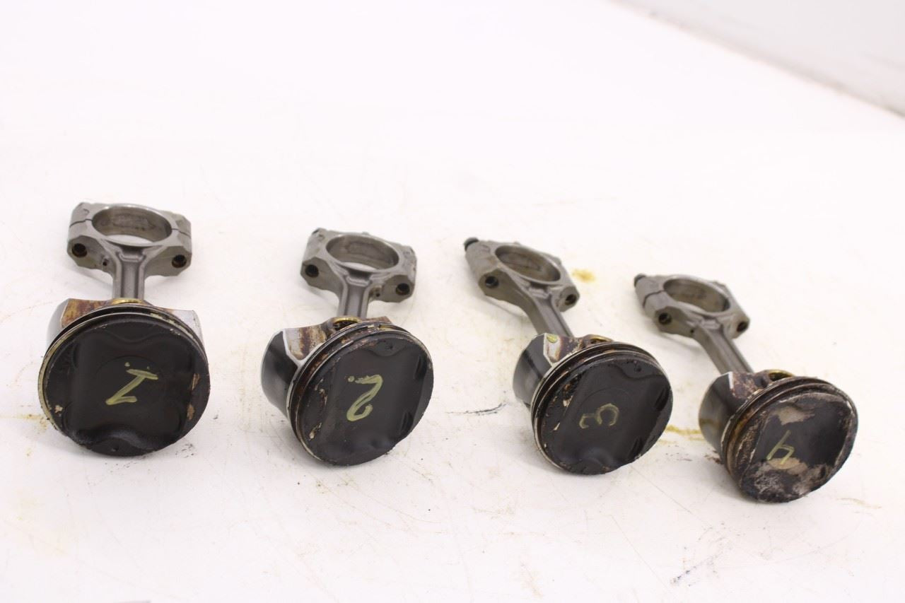 13-19 Nissan Sentra SV 1.8L Engine Piston w/ Connecting Rod Set of 4 12100-3RC0A0