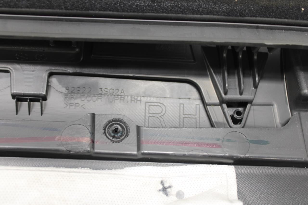 2016-2019 Nissan Sentra SV Rear Right Passenger Door Trim Panel 82900-4AF0D OEM - Alshned Auto Parts