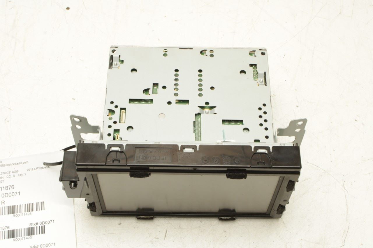 19-20 Kia Optima LX Audio Radio Receiver with 8.0'' Display Screen 96160-D5700WK - Alshned Auto Parts