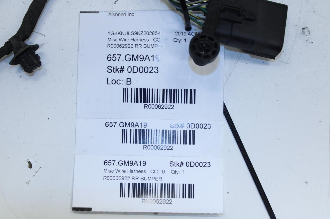 17-19 GMC Acadia SLT-1 Rear Object Alarm Sensor Wiring Harness w/ Sensors *ReaD* - Alshned Auto Parts