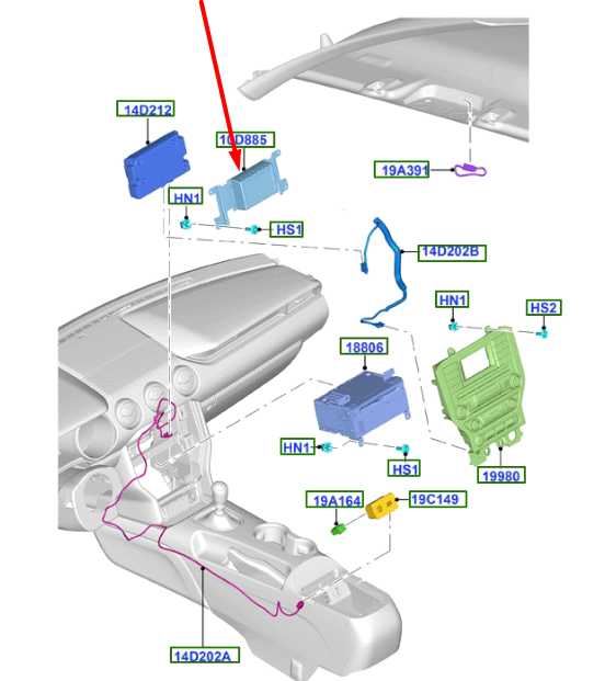 2015-17 Ford Mustang Conv V6 Sync Information 4.2 Display Screen GR3T-18B955-CE1
