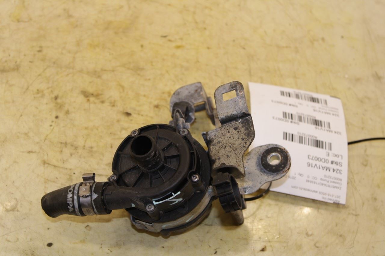 14-21 Maserati Ghibli S Q4 3.0L Electric Auxiliary Coolant Water Pump w/ Bracket - Alshned Auto Parts
