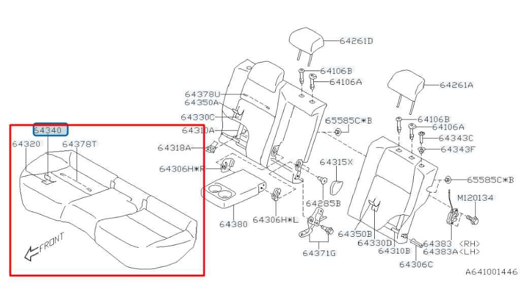 15-21 Subaru WRX Premium 2.0L AWD Rear Seat 2nd Row Lower Bottom Cushion *ReaD* - Alshned Auto Parts
