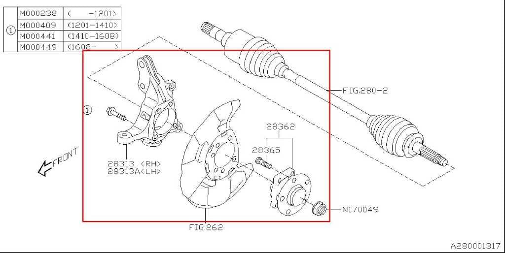 2014-16 Subaru Impreza Sport Premium Front Left Side Spindle Knuckle Hub *ReaD*1