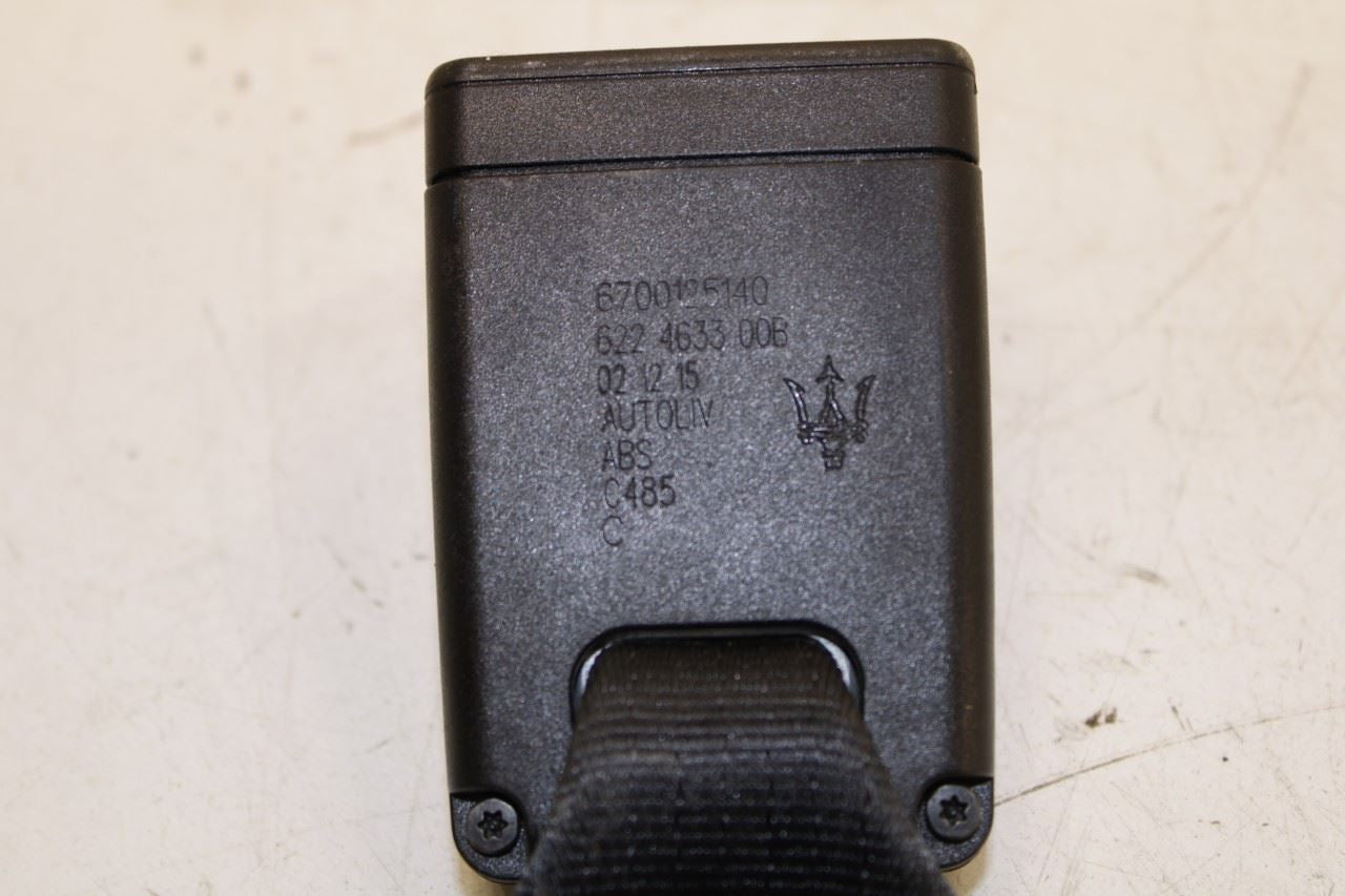 14-21 Maserati Ghibli S Q4 Rear Right and Left Side Center Seat Belt Buckle Set - Alshned Auto Parts