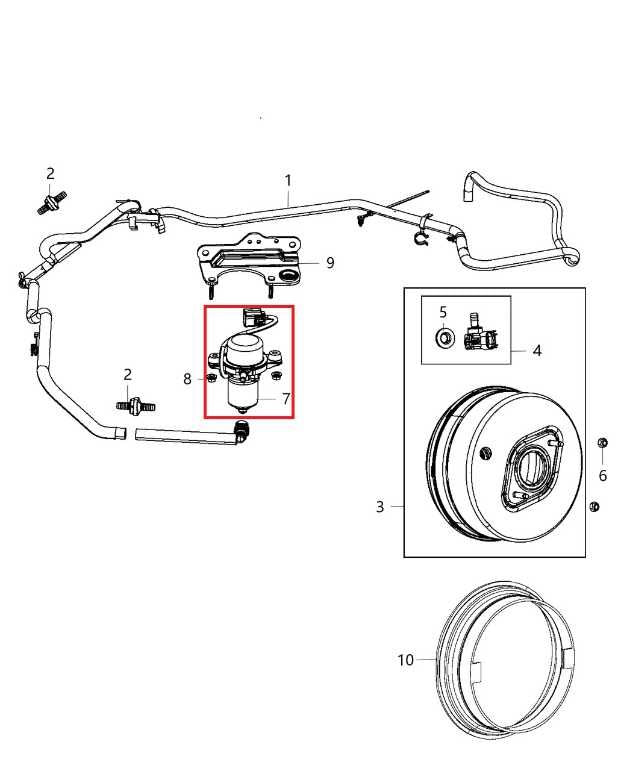 2016-2021 Jeep Grand Cherokee Overland Vacuum Pump 04581954AB OEM - Alshned Auto Parts