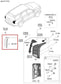 2020-2022 Hyundai Palisade Limited AWD Rear Left Driver Side Tail Light Lamp - Alshned Auto Parts