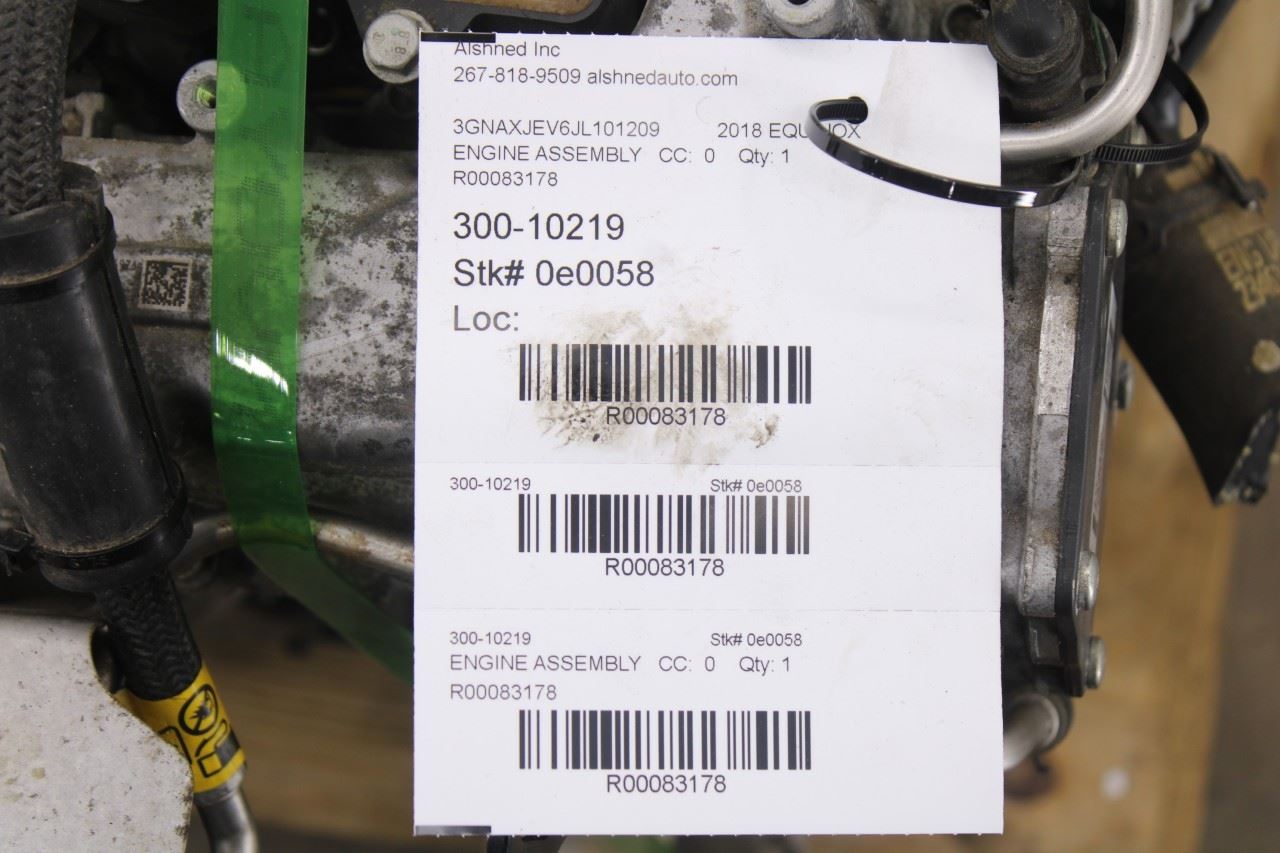 2018-22 Chevrolet Equinox LT 1.5L FWD Engine Motor VIN V 8th digit Opt LYX 104K11