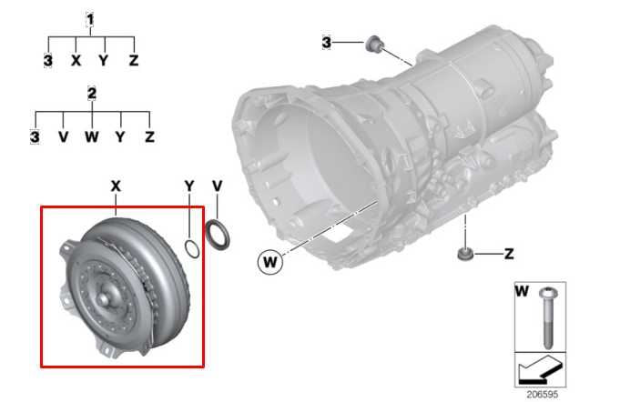 2013-16 BMW 328I xDrive SULEV 2L Auto Transmission Torque Converter 24407544946 - Alshned Auto Parts