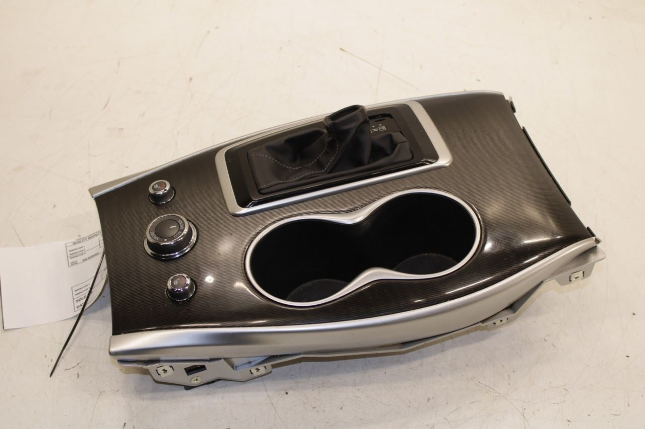 16-20 Infiniti QX60 Center Console Shifter Bezel Trim w/ Cup Holder and Switches - Alshned Auto Parts