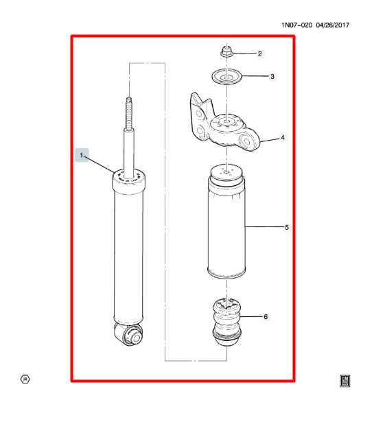 2019-24 Chevrolet Blazer 2LT FWD Rear Passenger Right Side Shock Strut Absorber - Alshned Auto Parts