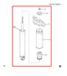 2019-24 Chevrolet Blazer 2LT FWD Rear Passenger Right Side Shock Strut Absorber - Alshned Auto Parts