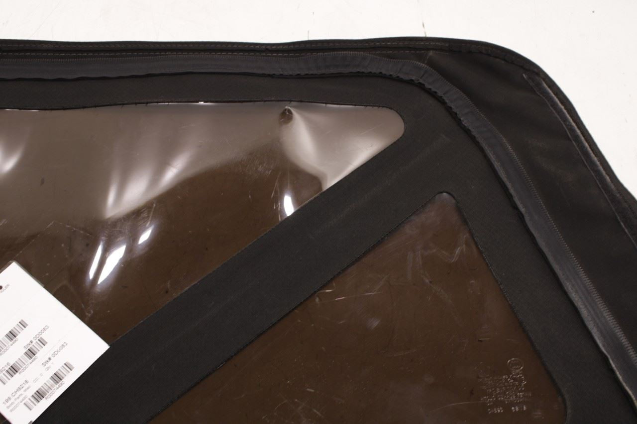 13-18 Jeep Wrangler Sport 2dr Rear Passenger Right Side Soft Top Quarter Window - Alshned Auto Parts
