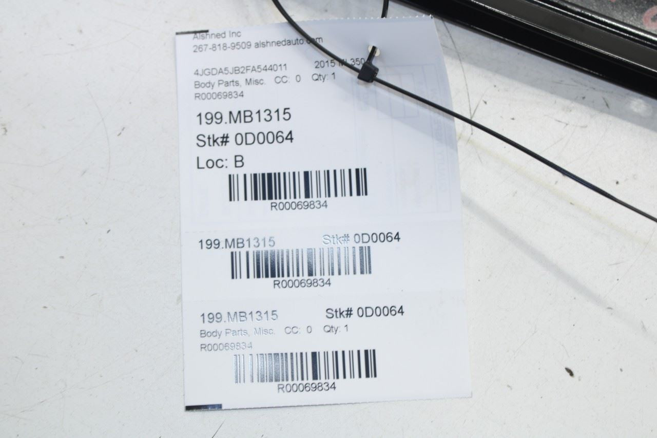 2012-15 Mercedes-Benz ML350 Rear Right Door B-Pillar Applique Molding 1666900487 - Alshned Auto Parts