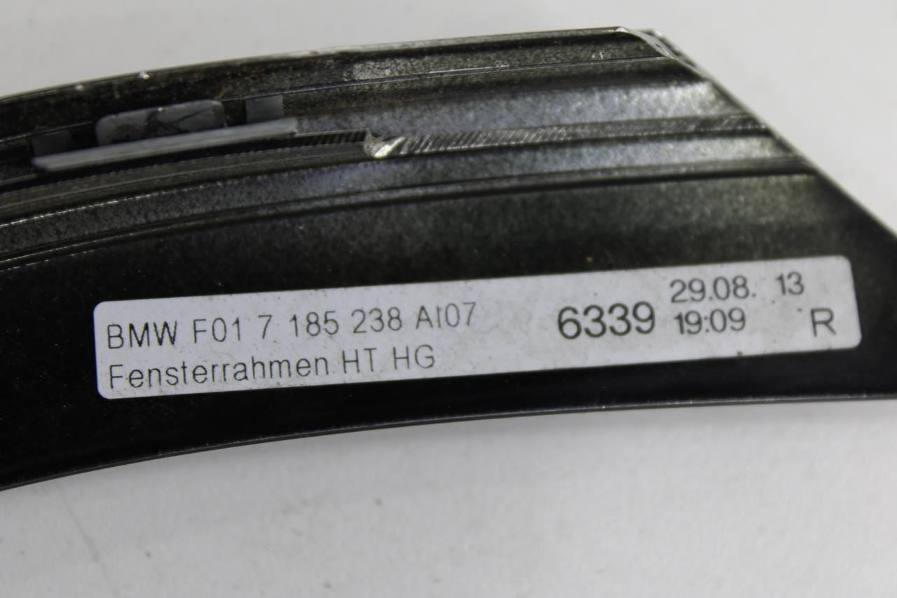 10-15 BMW 750i xDrive Rear RH Door Run Channel Belt Outer Inner Molding Seal Set - Alshned Auto Parts