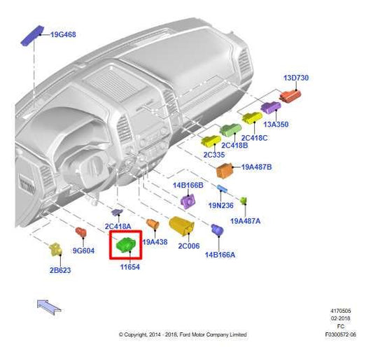 15-20 Ford F150 XL Super Cab Dashboard Driver Left Side Headlight Control Switch - Alshned Auto Parts