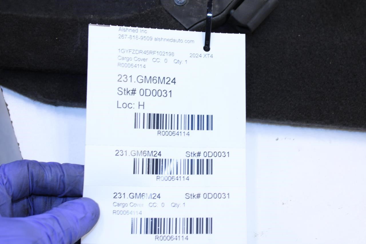 19-25 Cadillac XT4 Premium Rear Trunk Privacy Shade Cargo Cover 85524414 *ReaD* - Alshned Auto Parts