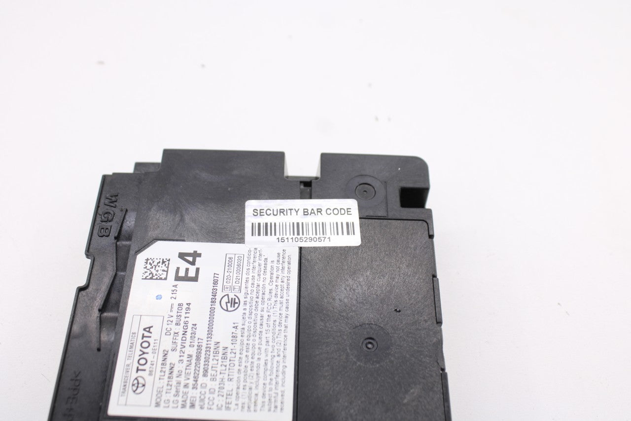 23-2024 Toyota Corolla LE Transceiver Telematics Control Module 86741-0E111 OEM1