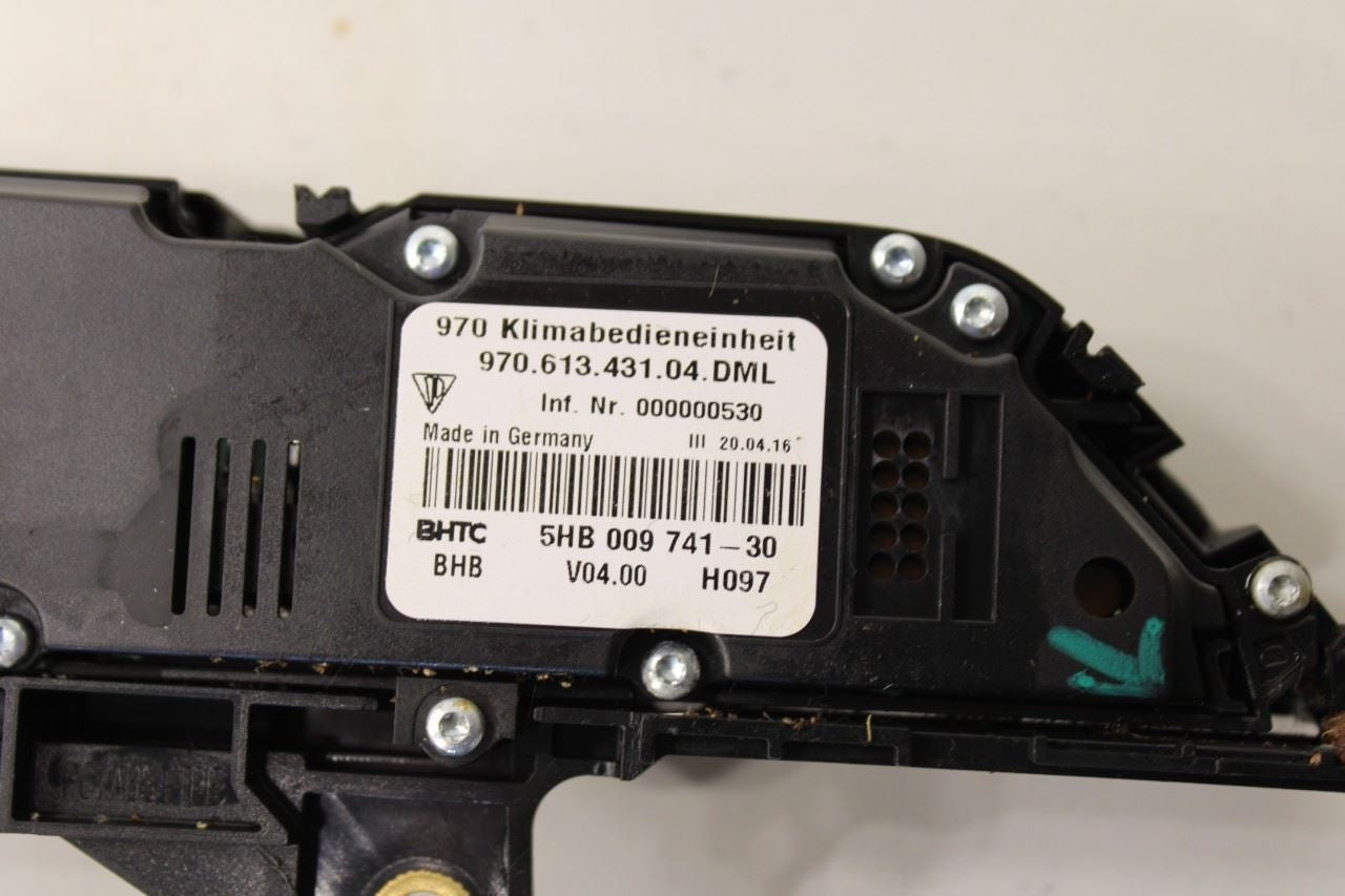 2014-2016 Porsche Panamera 4 Console AC Heater Temp Climate Control Panel *ReaD* - Alshned Auto Parts