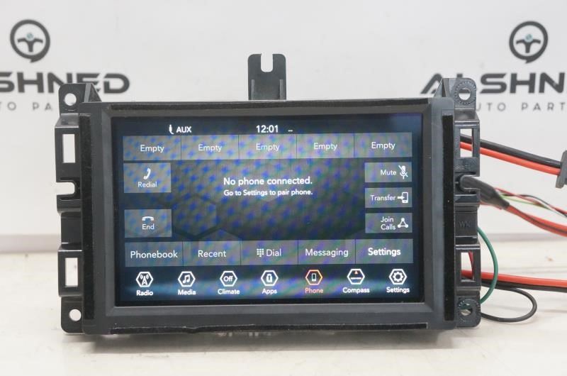 2019 Jeep Grand Cherokee 7'' Display Audio Radio Receiver 68399224AB OEM - Alshned Auto Parts