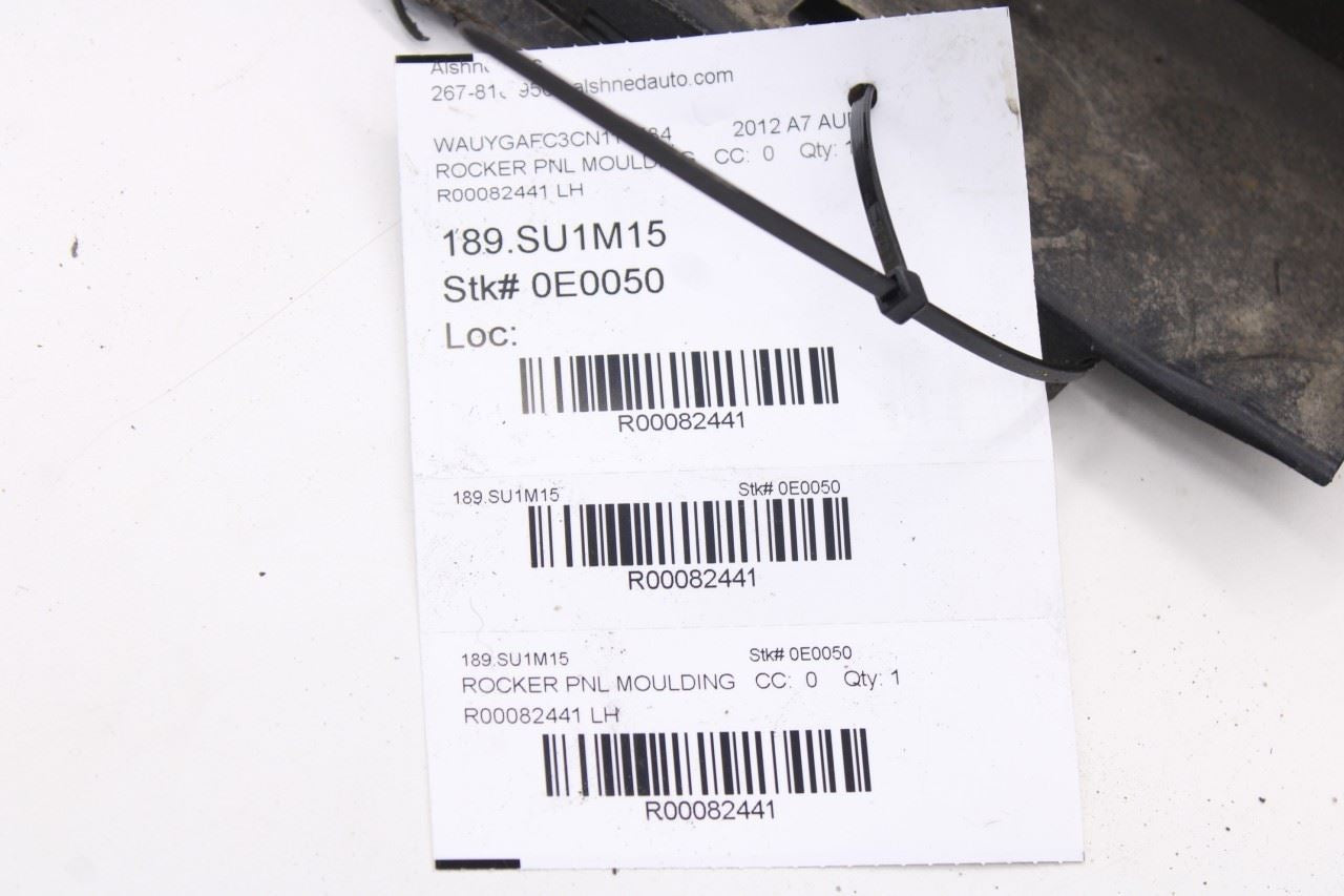 2012-2015 Audi A7 Premium Left Side Rocker Skirt Panel Molding 4G8853855 *ReaD*16